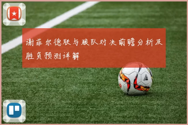 谢菲尔德联与狼队对决前瞻分析及胜负预测详解