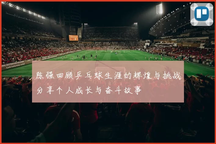 陈强回顾乒乓球生涯的辉煌与挑战分享个人成长与奋斗故事